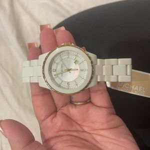 White Michael Kors Watch brand new.
